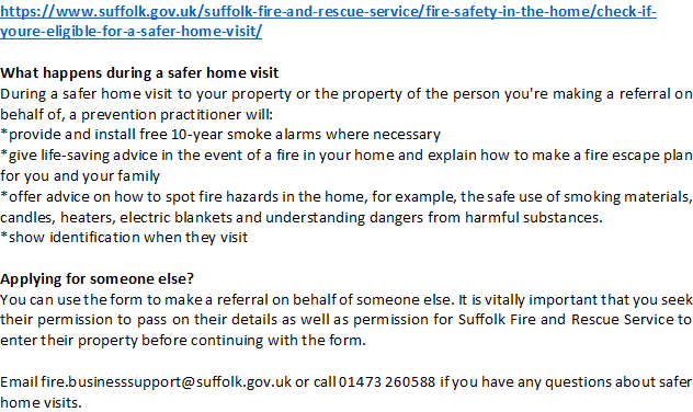 Fire Safety Information Page 2