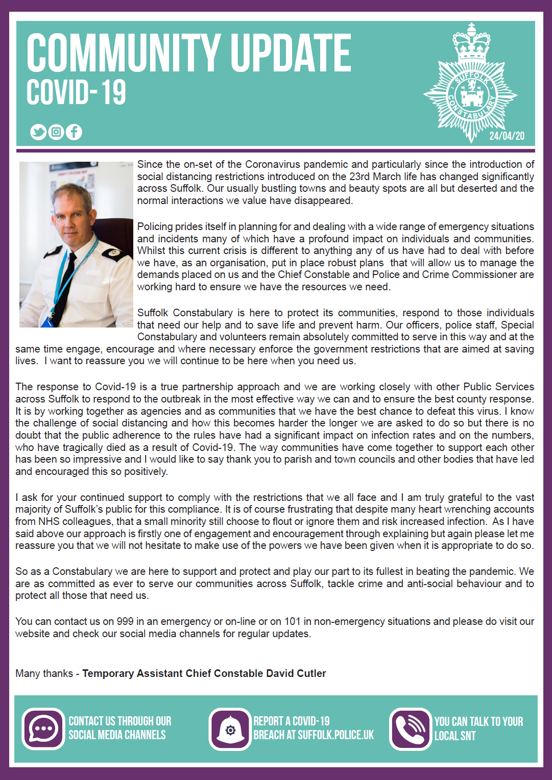 Suffolk Police Community Update