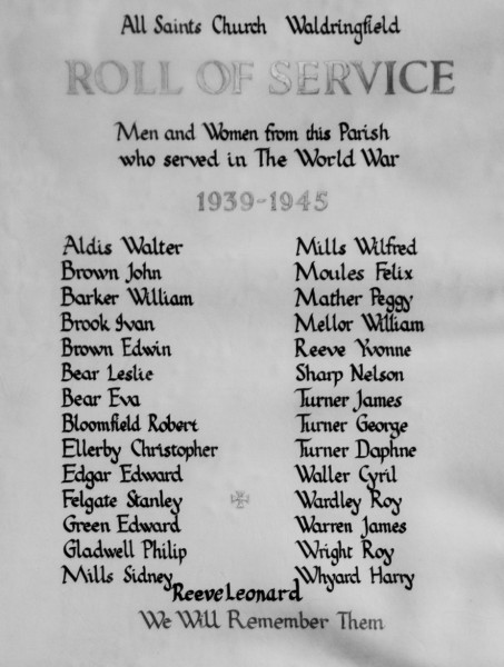 Roll of Honour