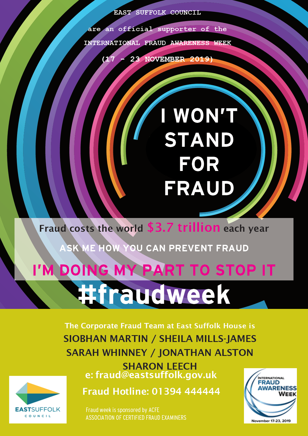 Fraud Awareness Week 17-23 November 2019